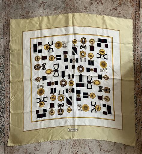 burberry medal silk scarf|Burberry silk scarf price.